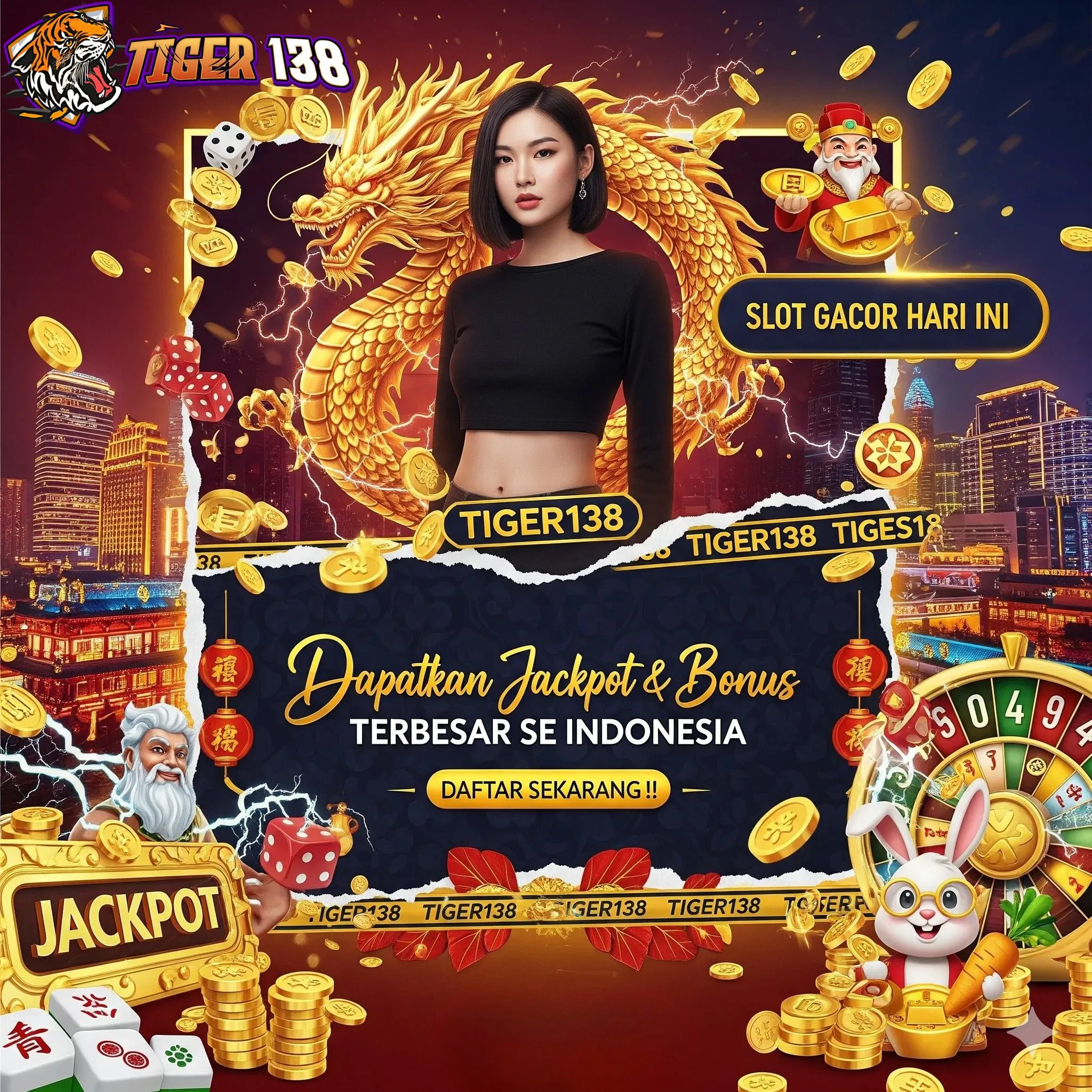 TIGER138 - Bandar Jackpot Slot Gacor Hari Ini Jaminan WD Pasti Tuntas